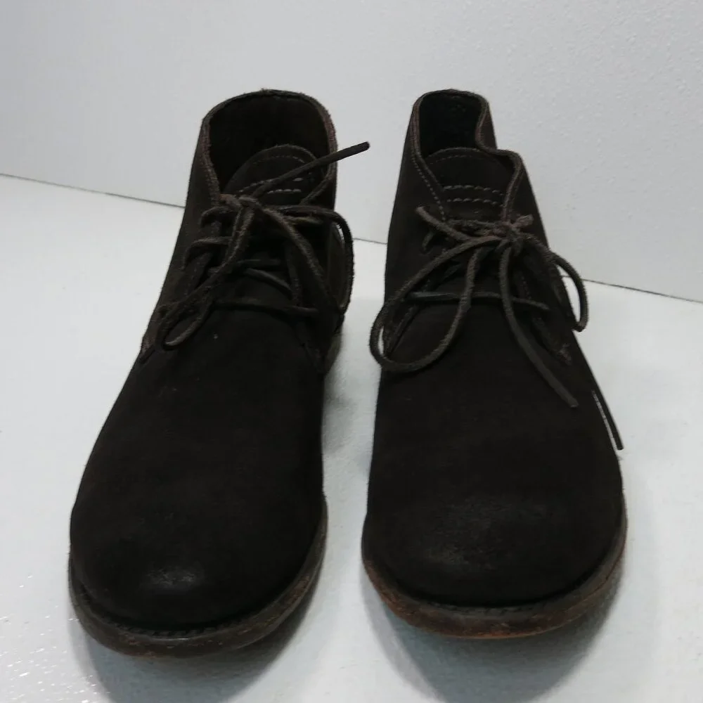 Vintage Suede Leather Chukka Boots Comfort Dress Footwear Shoes Men's 10.5 M